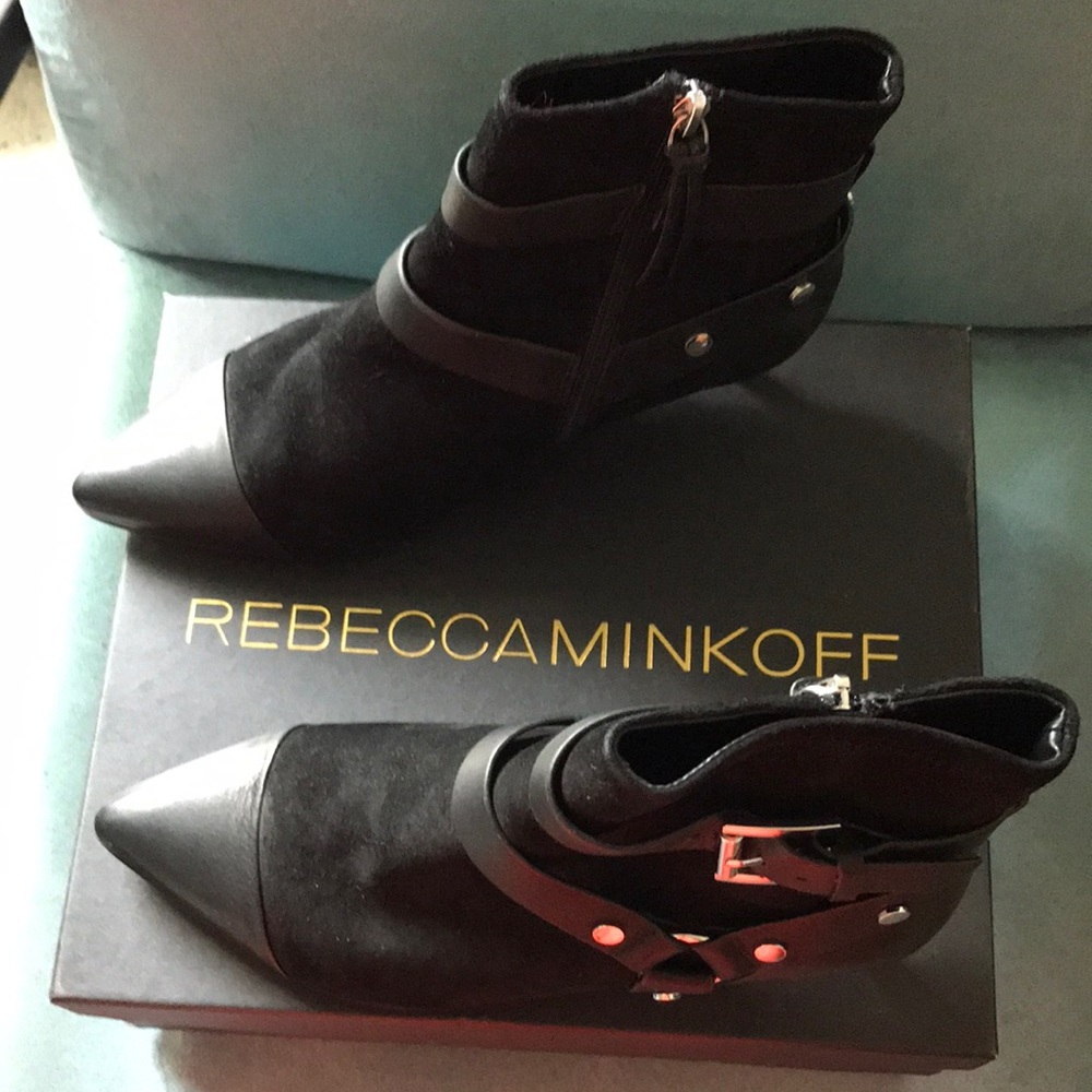 New Rebecca Minkoff black booties